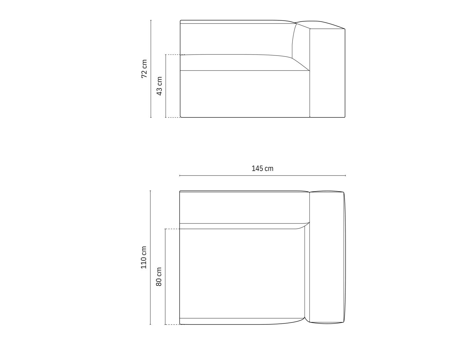 Modulaarinen istuinyksikkö Sonsore 107 (Paris Steel)